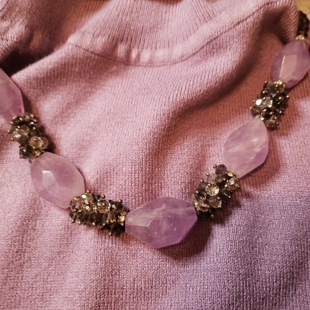 JM Collection Lilac Turtle Neck Sweater - Picture 5 of 9